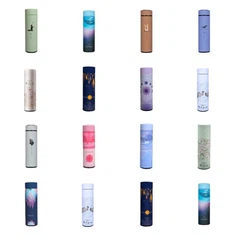 Vandflaske i rustfrit stål med firmalogo